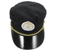 VALICLUD Cotton Sailor Captain Hat for Lightweight Decorative Costume Party Accessory Nautical Yacht Theme for Boys