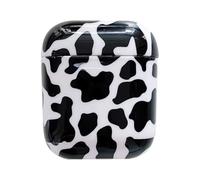 VALICLUD Cow Print Silicone Earbuds Case for Wireless Earphones 1/2 Generation, Protective Headset Cover with Shockproof Shell, Compatible Earphones Box for Travel and Daily Use
