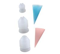 VALICLUD Cream Piping Bag Set with Nozzles Easy to Use Icing Tools for Decorating Cakes Cupcakes and Cookies for Home Baking and Professional Use