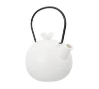 VALICLUD Creative Ceramic Teapot Set with Heat Resistant Handle Kitchen Teapot for Home and Office Elegant Japanese Style Floral Design for Leisure Tea and Travel Use