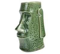 VALICLUD Creative Ceramic Tiki Mugs for Cocktail Parties Hawaiian Style Drinkware with Exotic Island Designs for Hot Cold Beverages for Home Bar Beach Hawaii Party Decor