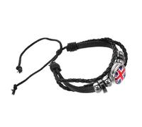 VALICLUD Creative Design Soccer Party Decor Featuring a Comfortable to Touch, Lightweight Alloy Soccer National Flag Bracelet for Home or Travel Use