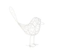VALICLUD Creative Garden Iron Bird Ornament in White, Simple Wrought Iron Material with Bird Shape Design, for Study Decoration and Creative Photography Equipment