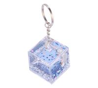 VALICLUD Creative Ornaments and Astronaut Liquid Silver Quicksand with Keychain Pendant, Easy Install Hanging Graduation Week to Identify to Gift Keys