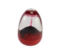 VALICLUD Creative Red Sand Hourglass Desktop Ornament Liquid Volcanic Egg Eruption Timer Acrylic Table Adornment for Home Living Bedroom Decor Unique Idea