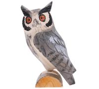 VALICLUD Creative Timber Owl Ornament for Home and Hotel Decor, Unique Desktop Owl Adornment with Design, Choice and Photography Prop