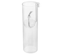 VALICLUD Creative Transparent Cylindrical Glass Oil Lamp Holder Large Decorative Scene Layout Ornament for Home Party Festival Lighting and Romantic Ambience