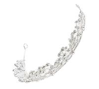 VALICLUD Crown Headband with Rhinestones Vintage Baroque Design Wedding Crown for Brides Elegant Hair Accessory for Birthday Parties Lightweight and Comfortable for Special Occasions