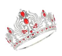 VALICLUD Crown Headpiece for Bride Adjustable Baroque Zircon Crown Elegant Wedding Decoration for Ceremonies and Parties Enhances Beauty and Sophistication