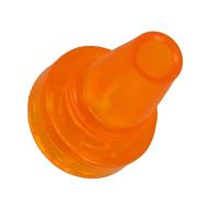 VALICLUD Crutch Head Accessories Feet Base Walking Sticks Walker Canes Trekking Pole Tips Replacement Walking Poles Walking Cane Protector Crutches Parts Crutch Feet Cap Plastic Orange