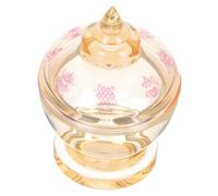VALICLUD Crystal Acrylic Pagoda Tower Buddha Offering Bottle Decor Vintage Delicate Tabletop Ornament for Home Office Feng Shui Blessing