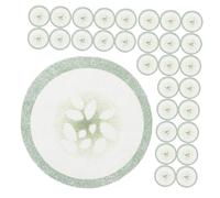 VALICLUD Cucumber Eye Pads 200pcs Non-Woven Fabric Cooling Eye Masks for Women Hydrating Brightening for Facials and Relaxation