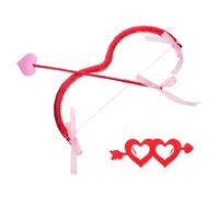 VALICLUD Cupid Cupid Decoration Bow Valentines Bow and Arrows Valentine Day Decor Glasses Red Love Heart Costume Heart Cosplay Costume Glasses Arrows