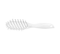 VALICLUD Curved Shaped Plastic Massage Hairdressing Styling Comb for Women Lightweight Abs Material Portable White Hair Accessory for Scalp Massage and Hair Care