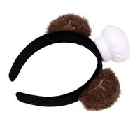 VALICLUD Cute Bear Ears Headband with Chef Hat Soft Animal Hairband for Adults Elastic Comfortable Cartoon Hair Hoop for Washing Face Cosplay Party Festival Wear Functional Hair Management