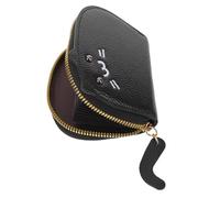 VALICLUD Cute Black Pu Leather Coin Purse for Women with Multiple Compartments, Lightweight Compact Card Holder Wallet for Travel and Everyday Use