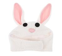 VALICLUD Cute Lightweight Pet Bunny Hat with Adorable Bunny Ears Made of Soft Cotton Cloth for Small Pets like Rabbits and Rats, for Halloween and Occasions