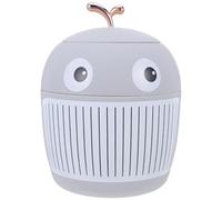 VALICLUD Cute Mini Plastic Desktop Trash Can with Lid for Tabletop Use | Rounded Edges, Smooth Finish, Detachable Lid, Dual-use Storage for Tea Bags and Craft Room Tidy