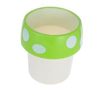 VALICLUD Cute Mushroom Shaped Trash Can Plastic Wastebasket for Desktop Efficient Organizer for Kitchen Bathroom Home Office Decor Compact Design