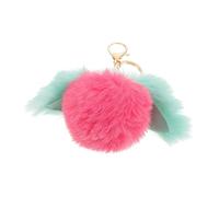 VALICLUD Cute Plush Fruit Keychain Key Ring Buckle Bag Keychain Pendant Decorative and Adorable