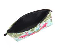 VALICLUD Cute Portable Makeup Bag for Travel Stylish Flamingo Cosmetic Organizer with Ample Storage for Toiletries and Cosmetics for Women The Go