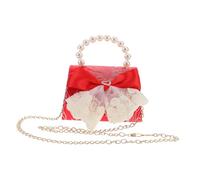 VALICLUD Cute Princess Shoulder Bag and Bow for Spring Festival Lucky Money Envelopes Stylish Red Packet Purse for Little Girls Accessory for Chinese Year Celebrations