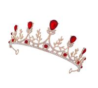 VALICLUD Dazzling Rhinestone Wedding Tiara Headpiece for Brides with Eye-catching Design and Unique Nobility Temperament, for Proms and Pageant Occasions