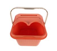 VALICLUD Deep Over-knee Square Foot Bath Soaking Tub with Lid and Massage Points Plastic Foot Spa for Household Use and Leg Care