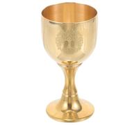 VALICLUD Delicate Buddhism Cup Retro Cup 3.07x1.57x1.57in Brass Classic and Shape Design Moderate Capacity Stylish Home Decor Goblet