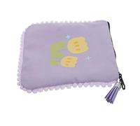 VALICLUD Delicate Tassel Coin Wallet for Women Small Coin Pouch Zipper Portable Change Purse for Everyday Use