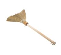 VALICLUD Detachable Broom Stick Indian Crafted with Soft Bristles for Sweeping Fireplace, Yard, Garage, and Kitchens, Natural Wooden Handle Captures Dust and Debris Efficiently