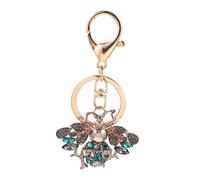 VALICLUD Diamond Bee Pendant Car Womans Wallet Cute Animal Key Chain Animal Keychain Rhinestone Wallet Backpack Purses Pendant Keychain Car Green Alloy