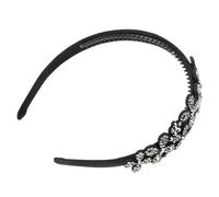 VALICLUD Diamond Headband Fashionable Women Hair Band Rhinestone Headband Cute Headdress Wide Hair Band for Washing Face