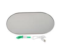 VALICLUD Digital Bathroom Scale Portable Weight Scale with High Precision LED Display Stylish Tempered Glass Design for Home Travel Easy to Use for All Ages