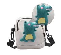 VALICLUD Dinosaur Print Mini Phone Bag Fashion Women's Shoulder Bag Small Storage Pouch for Women