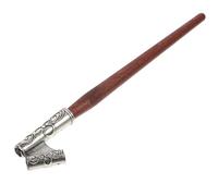 VALICLUD Dip Pen Nib Holders Calligraphy Dip Pen Handle Silver Alloy Wood Smooth Writing Even Ink Professional Calligraphy Writing for Beginners and Students