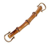VALICLUD DIY Bag Handles Luggage Bamboo Handle Replacement Ring Carrying Bag Strap for DIY Handbag Accessories Random Color