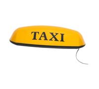 VALICLUD DIY Illuminated Taxi Sign Lamp Yellow Car Roof Light with Suction Cup for Craft Supplies International Use Lighting for Nighttime Activities Wide Compatibility with Systems