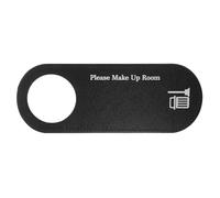 VALICLUD Do Not Disturb Sign Board Double-sided Acrylic Hotel Door Remind Sign Board 8.84x3.34x0.12in Sleek Minimalist Style High Durability and Concise Wording for Hotel Room Door