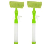 VALICLUD Double Glazing Glass Cleaner Tool 2Pcs Water-Jet Wiper for Window and Indoor Mirror Cleaning