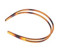 VALICLUD Double Layer Toothed Non-slip Hairband Women Headwear Slim Style Headband Bright Tortoise Shell Hair Fixing Tool Everyday Use