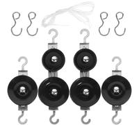 VALICLUD Double Pulley with Iron Material and Storage Box Teaching Tool Set Versatile Mechanics Equipment for Physics Experiments for Home Education and School Laboratories for Middle