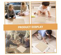 VALICLUD Double-Sided Wooden Alphabet Number Tracing Board Educational for Preschool Kindergarten Learning Writing Skills Fun Birthday Christmas