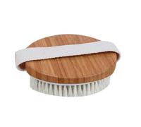 VALICLUD Dry Body Brush for Gentle Exfoliation and Stimulating Massage with Bamboo Handle and Natural Horsehair Bristles and Cellulite Reduction for Dry Brushing in Bath or Shower