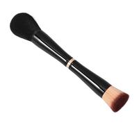 VALICLUD Dual End Foundation and Powder Makeup Brush Soft Gentle Concealer Applicator for Smooth Even Makeup Ergonomic Design for Easy Control Compact Travel for Go Touch Ups