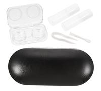 VALICLUD Dual-Use Portable Eyeglass Case Soft Lining Double-Sided Glasses Organizer for Sunglasses and Contact Lenses Lightweight Storage Box for Travel and Daily Use