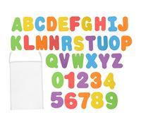 VALICLUD Educational EVA Letter and Number for Soft Alphabet and Number Playthings for Early Learning and Cognitive Development Safe Non Toxic Material for Preschoolers