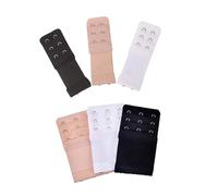 VALICLUD Elastic Bra Extender Straps 6 Pack Women's Comfort Bra Extenders Bra Lengthener 2/3 Hooks Bra Buckle for Women