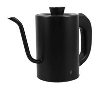 VALICLUD Electric Gooseneck Kettle Small Stainless Steel Coffee Pot Fast Boiling Retro Design with Steam Vent Lid for Precise Pour-over Tea and Household Use