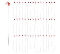 VALICLUD Electric Meter Seals 100Pcs Plastic Lead Wire Locks Heavy Duty with Twist Lock Design for Gas and Water Utility Valve Security in Commercial and Residential Applications